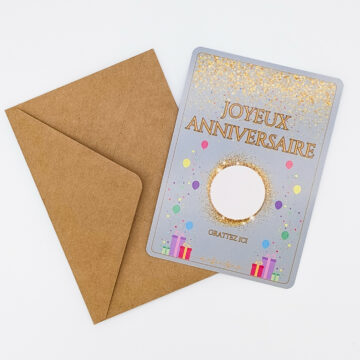 carte à gratter joyeux anniversaire