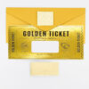 carte à gratter golden ticket de Charlie et la chocolaterie