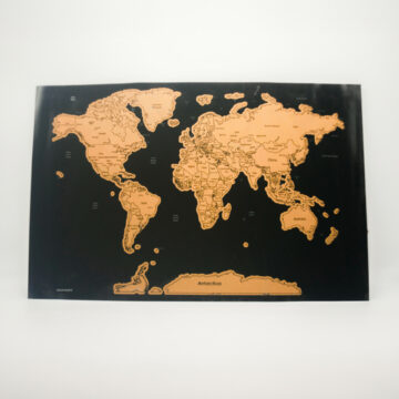 carte du monde à gratter