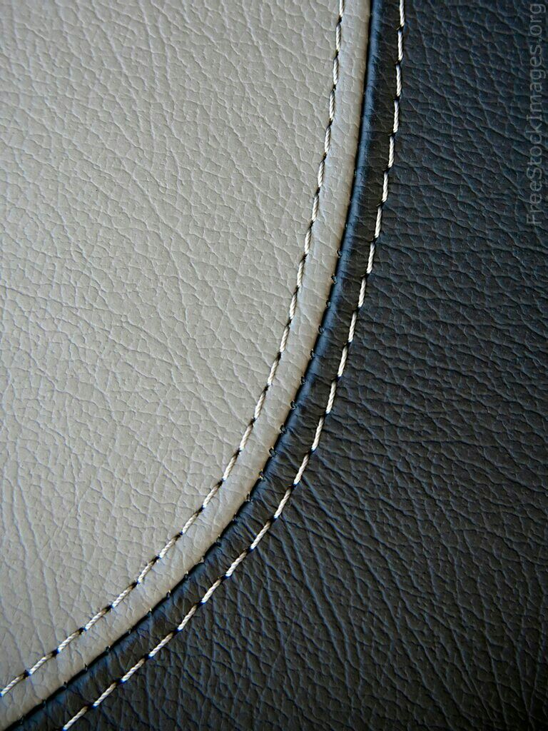 détail de cuir animal de voiture