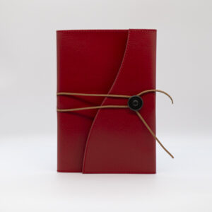 carnet de voyage rouge personnalisé