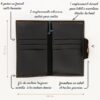 Porte Cartes Personnalisé en cuir végan, fabriquée en France, avantages et caractéristiques - TREIZKOT