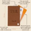 Porte Cartes Eventail Personnalisé, avantages atouts descriptif, cuir végan, fabrication française - TREIZKOT