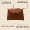 Trousse de Toilette Personnalisée en cuir végan, fabriquée en France, avantages et atouts, présentation - TREIZKOT
