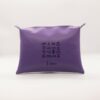 Trousse de Toilette Personnalisée en cuir végan, fabriquée en France, couleur violet- TREIZKOT