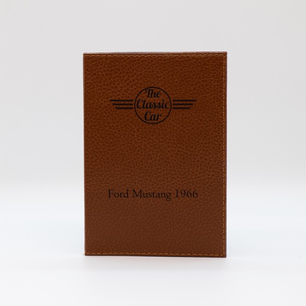 Pochette carte grise personnalisable Made in France, cuir vegan, design élégant et pratique