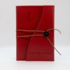 Protège carnet de santé rouge avec prénom gravé personnalisé